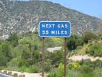 Next gas 55 miles