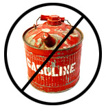 no gas